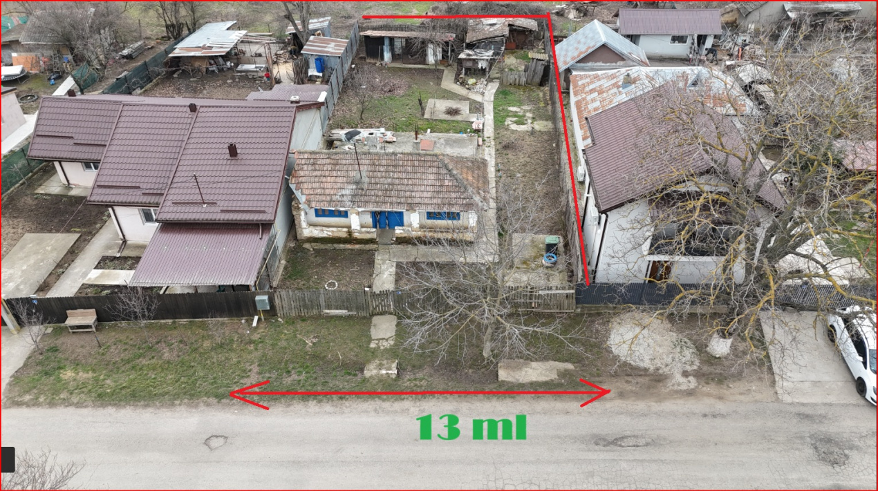 MOARA VLASIEI, CASA DEMOLABILA, LOT 425 MP!