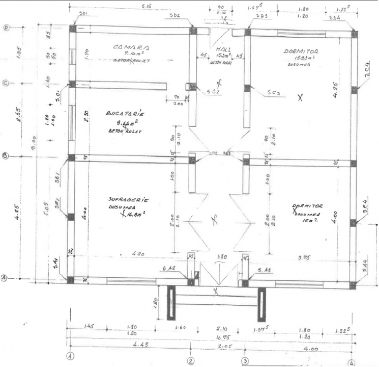 STEFANESTII DE SUS, CASA 95 MP, LOT 791 MP!