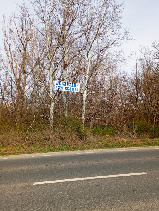 Teren intravilan 5.000 m² cu 40 m deschidere la DN2A – lângă Kaufland Slobozia
