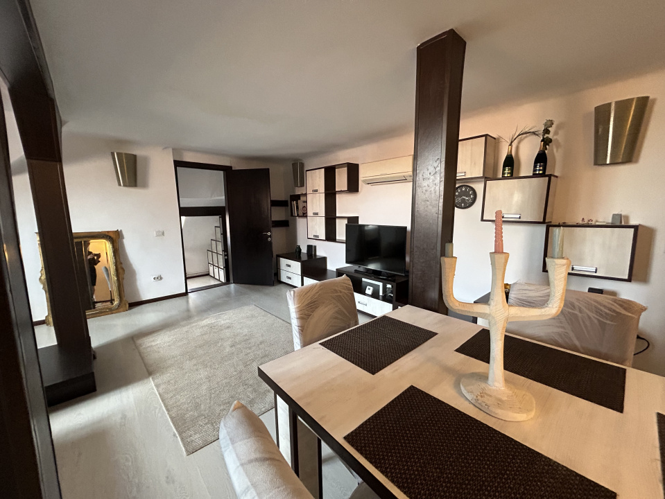 Apartament 195mp, 4 camere+dressing, complet mobilat si utilat