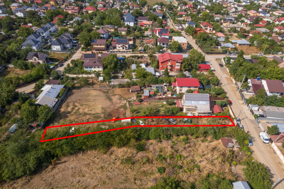 TUNARI - NICOLAE BALCESCU, TEREN CONSTRUCTII 1035 MP, FRONT 11 M! 