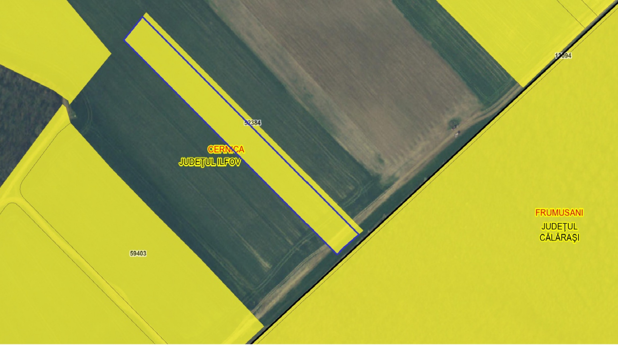 CERNICA-POSTA, LOT 8.956 MP, LA PADURE! 