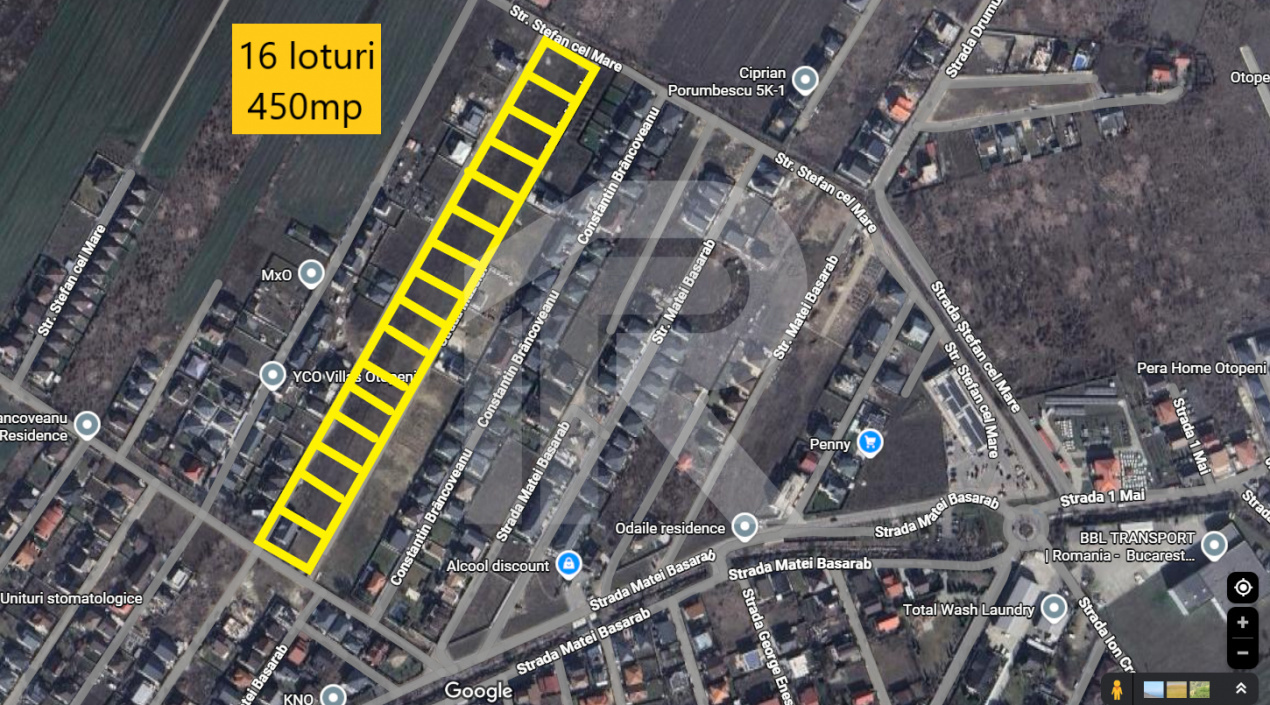 Otopeni - Loturi pentru case - Str. Constantin Brancoveanu - 0% COMISION