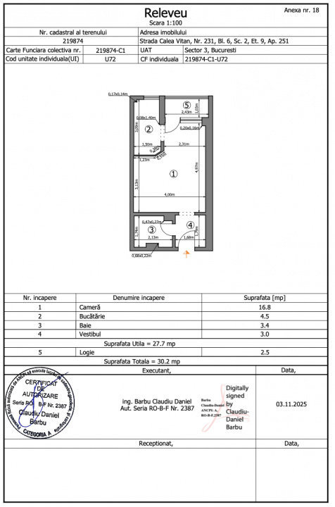 Garsonieră 30mp | Mobilată complet | Calea Vitan – Auchan Vitan