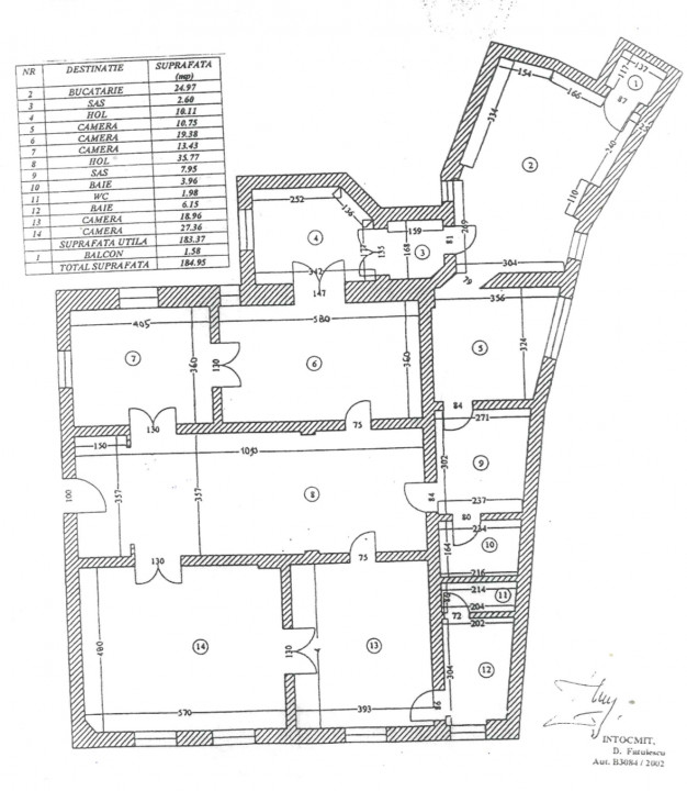 ARMENEASCA, APARTAMENT LUX-190 MP!