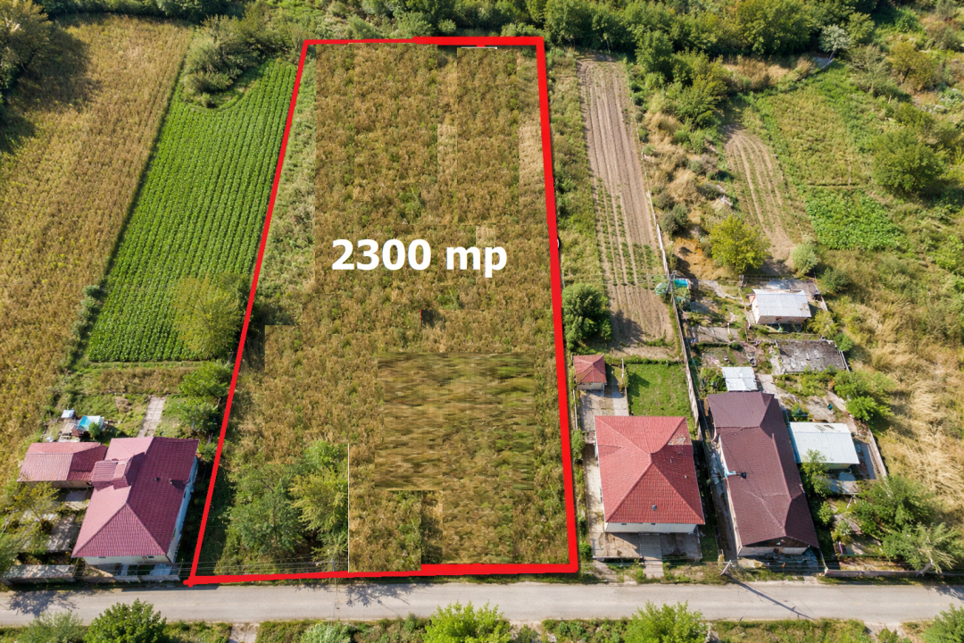 Teren intravilan Comana 2.300 mp în Comana Giurgiu, aproape de București