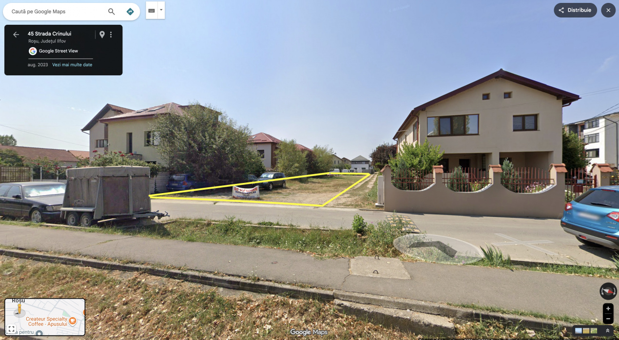 Teren pentru dezvoltare imobiliara Apeductului- Crinului