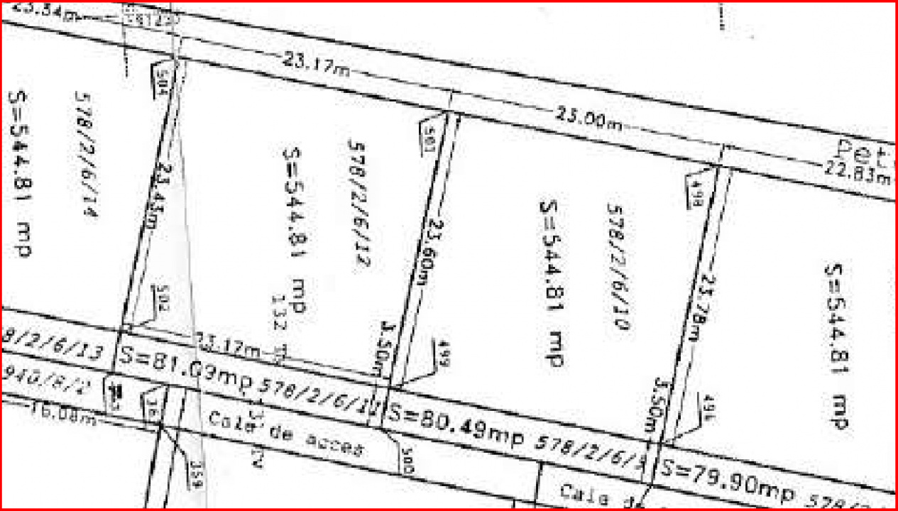 PANTELIMON-ȘOS.CERNICA, LOT 545 MP!