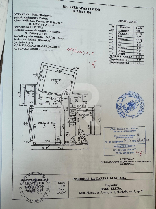 2 camere, etaj intermediar, ultracentral, ideal ce vrei...