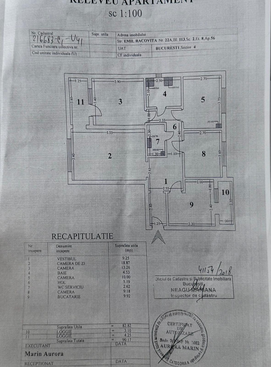 Cel mai scump dar si cel mai frumos 4 camere din Aparatorii Patriei