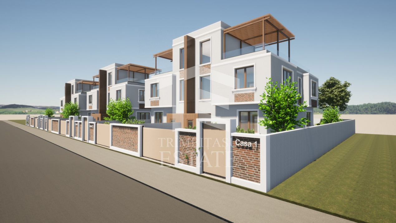 OVIDIU-POIANA- Vila tip duplex cu terasa circulabila.