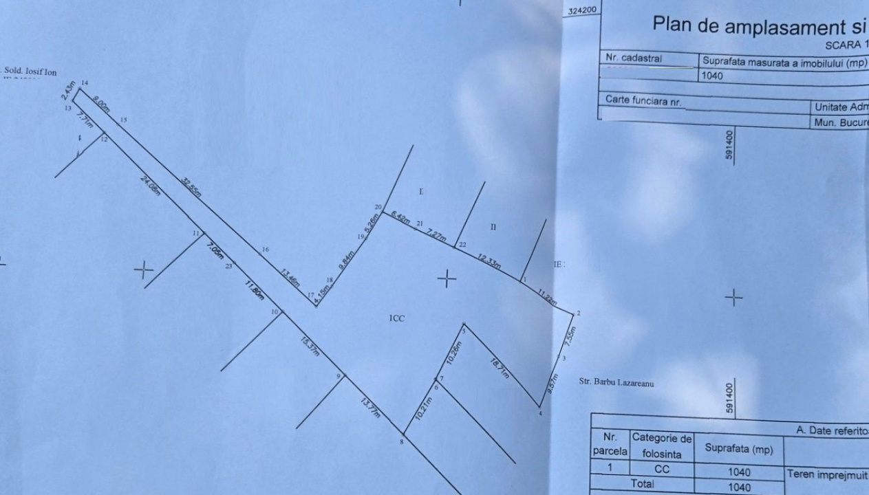 Dristor Ramnicu Sarat Teren 1040mp dubla deschidere